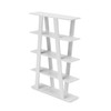 Dollhouse Shelf Miniature Furniture Bookshelf 1/12 Scale Wooden Storage Rack