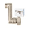 tecuro - Radiator, S connection, 60 mm height adjustment, with
