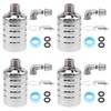 4 Pack Water Float Valve,304 Stainless Steel Automatic Water Float