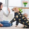 IDOMIK Dog Pajamas,Soft Dog Pjs Clothes with Zipper,Breathble Dog Shirts