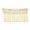 VOCOSTE Pack of 4 Anti-Slip Hair Side Combs Accessories Metal