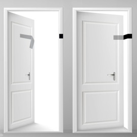 Double-Sided Door Lock (4 Pack) - Two-Way Release Adjustable Strap-Tools Free for All Doors