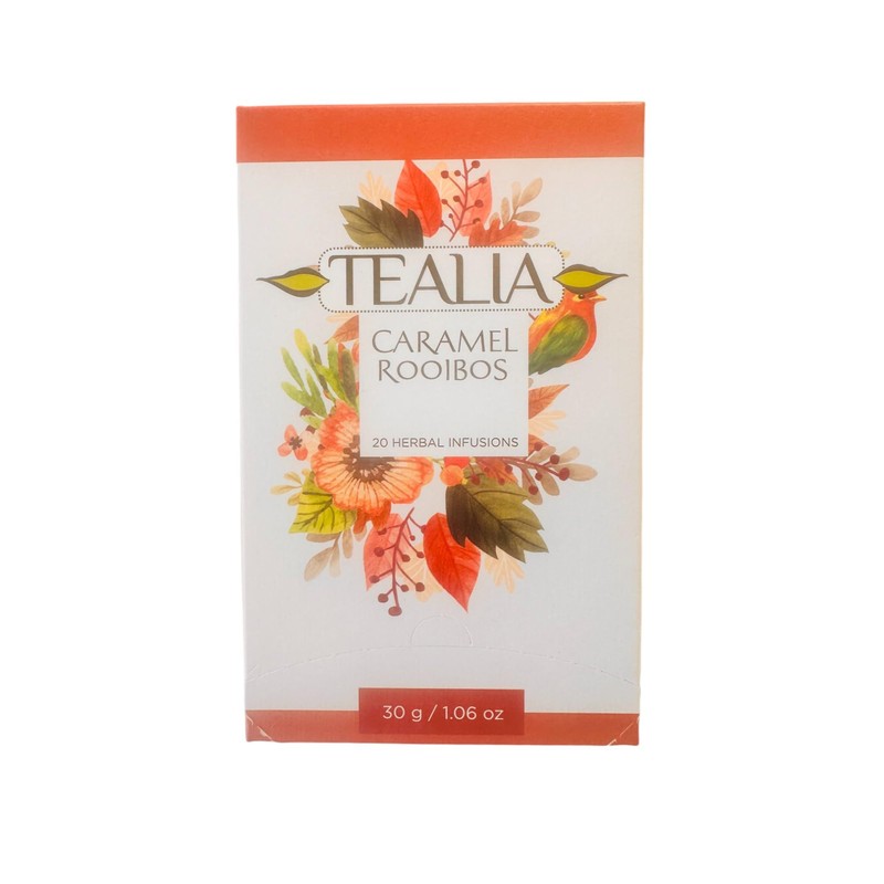 Tealia regular range - Caramel Rooibos Tea 1.5 g x