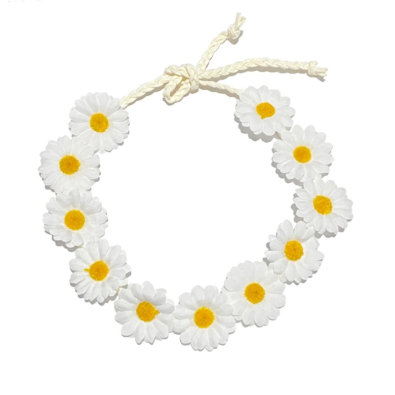 zYoung Sunflower Crown Hippies Daisy Hair Wreath Bridal Headpiece Photo