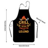 BBQ Gifts for Men, Funny Chef Apron for Men, Grill