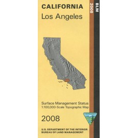Los Angeles, California Surface Management Map