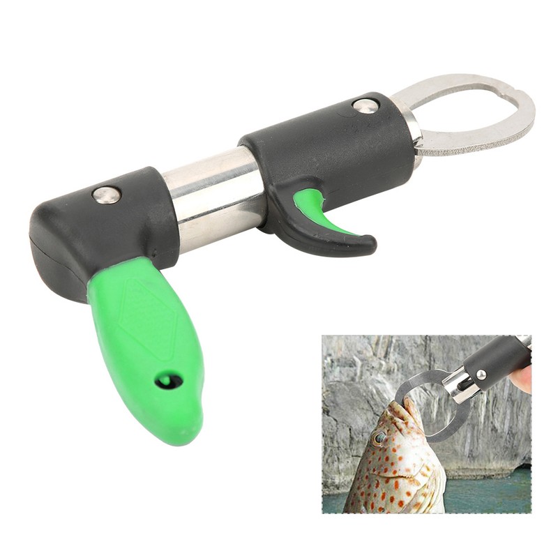 Stainless Steel Fish Control Lip Gripper Plier Lure Controller Clamp