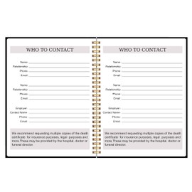 End Of Life Now What - When I Am Gone Planner, Final Arrangements, Beneficiary Information, Funeral Planning, Last Wishes & Will Preparation（Black）