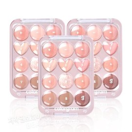 Colorgram [컬러그램] 컬러그램 눈토리얼 아이 팔레트 01 피치더하기코랄은사랑 3개 [Colorgram] Colorgram Eye Tutorial Palette 01 Peach Plus Coral is Love 3 pcs