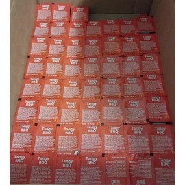 McDonald's 50 McDonald's Tangy BBQ BARBECUE Sauce Dipping Chicken Nugget Dipping Sauce