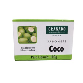 Granado Coconut Luxury Bath Bar Soap 100 g 3.5 oz from Brazil Sabonete Coco
