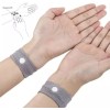 Nueve Pares De Pulseras De Acupuntura Para El Embarazo Azules