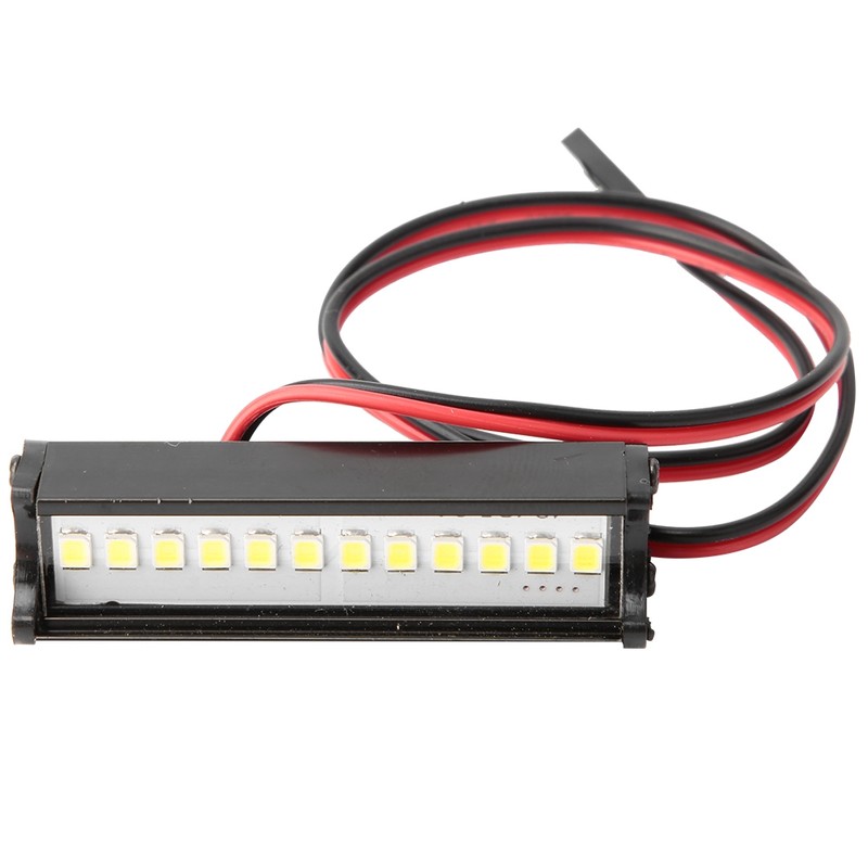 12pcs LED 1/10 RC High Brightness Headlight Model Car Spotlight