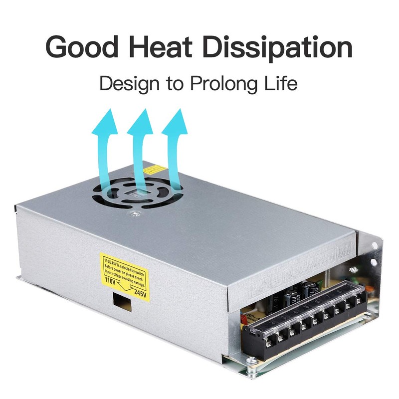 20A 250W 12V DC Power Supply, Universal Regulated Switching AC
