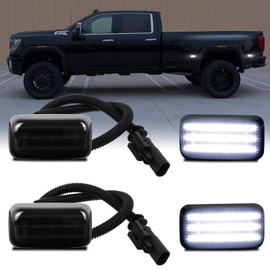 LED Dually Fender Side Marker Lights For 2015-2026 Silverado GMC Sierra