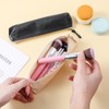 Tucnoeu 2pcs Small Leather Pouch Mini Cosmetic Bag for Purse