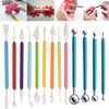 Comforty 13-Piece Modelling Tool Fondant Set, Multifunctional Clay Tool Modelling