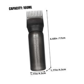 minkissy Hair Dye Applicator Bottles Pack Root Comb Oil Comb Applicator Styling Tools for Barbershops Salons