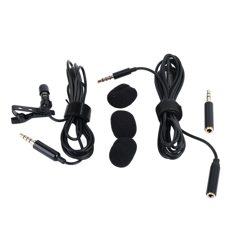 Professional Lavalier Microphone, 360 Degree Omnidirectional Lapel Microphone, Clear Sound