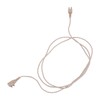 10Pcs 2pin Hearing Aid Cable High Temperature Resistance PVC Reliable
