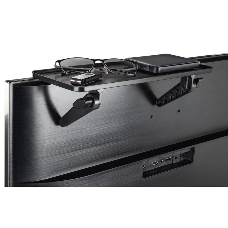 Universal TV and Monitor Shelf 11.8" x 5" Black