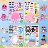 JOYIN 36 Pcs 9"x6" Sea Animals Make a face Stickers