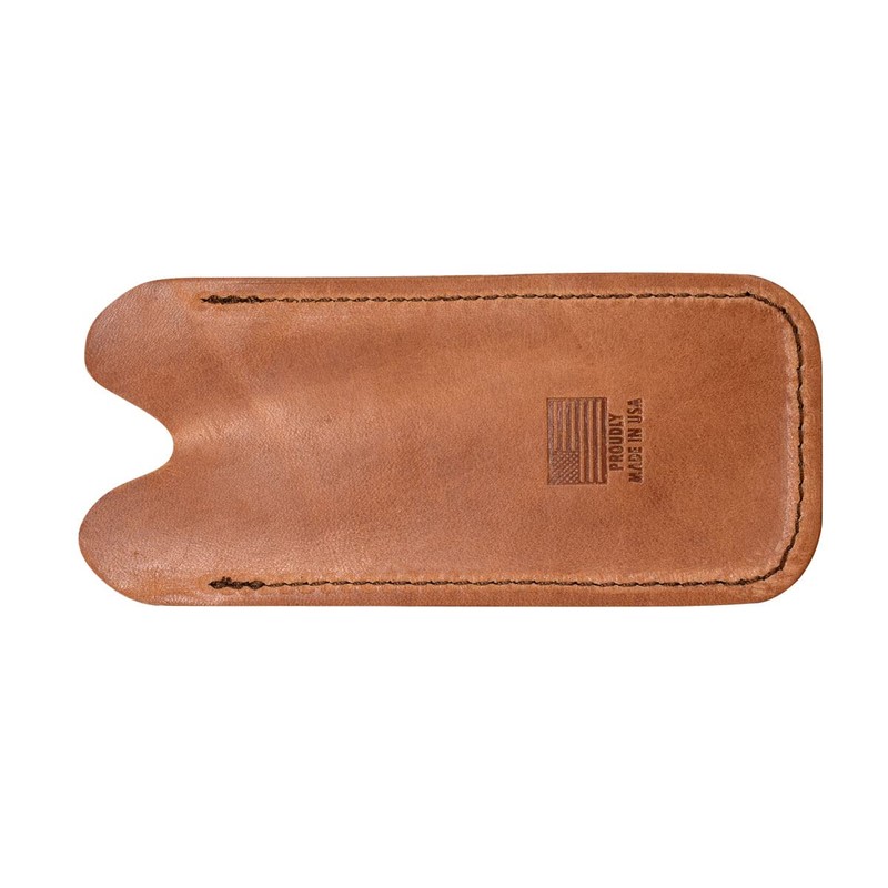 CASE XX Genuine Leather Embossed Slip Pouch for Medium Pocket