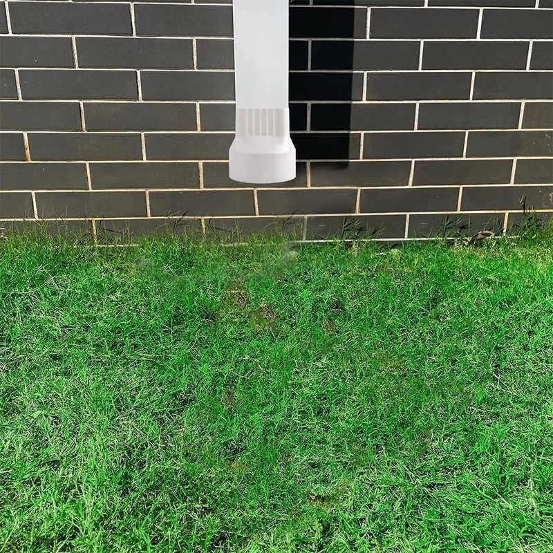 UFURMATE Downpipe Adapter, 1 Piece PVC 8.7 x 6.5 cm