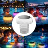 BASON LIGHTING Solar Powered Floating Pool Light with Chlorine Tablet