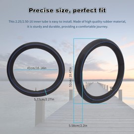 AWSZH 2.25/2.50-16 Inner Tube Compatible with XR 75 80 CRF 80F Dirt Bike Pit Bikes Off Road Motorcycle 70/90-16 Motorcycle Tire (2 Pcs)