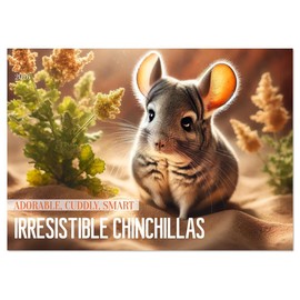 Irresistible Chinchillas (Monthly Wall Calendar 2026 16.5" x 23.4" (open)), CALVENDO 14 Month Calendar