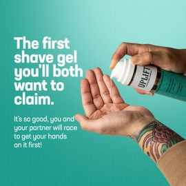 Uplift Provisions Clear Shaving Gel for Men & Women - Infused with Plant Extracts for an Ultra-Smooth Shave, Leaving Skin Hydrated, Velvety Soft, and Free from Redness and Irritation, 5 oz.