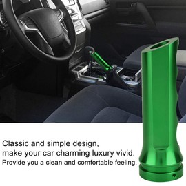 Aramox Handbrake Cover, Universal Auto Car Aluminum HandBrake Cover Handle Protector Hand Brake Sleeve Aluminium Alloy (Green)