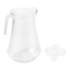 Large Glass Jug with Lid - 1.3L Pitcher Jug