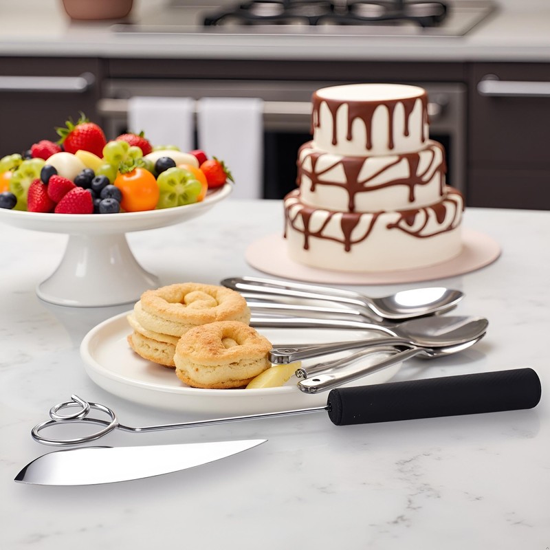 Black Candy Chocolate Dipping Tools Set,Chocolate Dipping Fork Baking Supplies