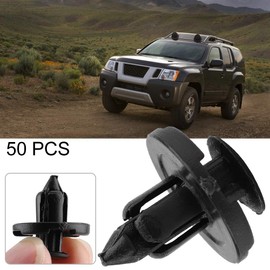 Interior Bumper Clips,Interior Bumper Mud Guard Trim Clips Fastener Kit for Nissan Xterra Versa Sentra Maxima(50pcs)