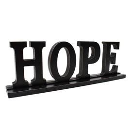 Rustic Wood Hope Letter Sign Free Standing Hope Word Sign Decor Decorative Table Top Letter Sign
