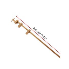 Chiloskit Miniature Solid Brass 240mm Parallel Clamps for Woodworking and Metal with Knurled Tightening Screws