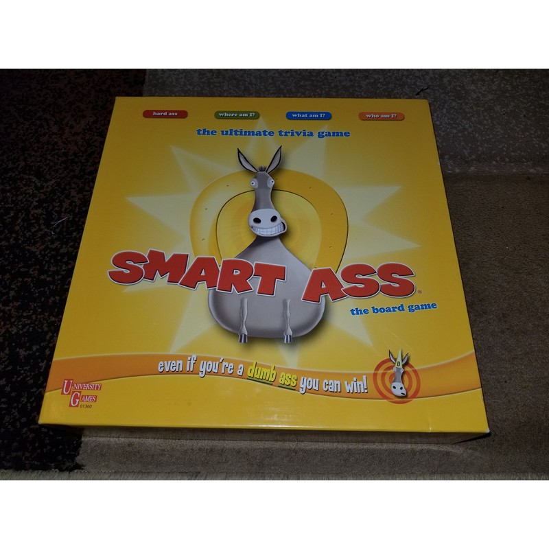 University Games Smart Ass Trivia Board Game for 2 or