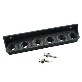 ZYRELYNX Needle File Holder, Wall Mount Organizer Compatible with 6 Pcs Needle File Set (Width 3mm), Woodworking Hand Tools Support (Excluding Needle File), Black, 1 Pack