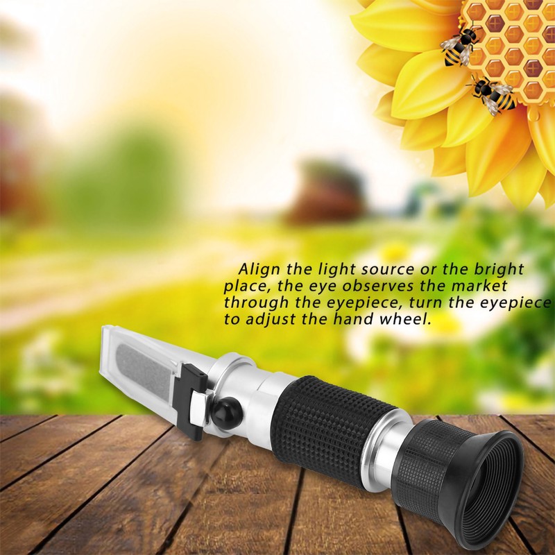 Portable Bee Tools Honey Refractometer 58-90% (sugar content) Honey Concentration
