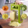 4 Sides Versatile Vtainless Steel Box Grater, Foldable Kitchen Gadget