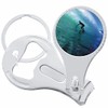 Surfer Wave Ocean Nail Clippers Plus Bottle Opener Keychain