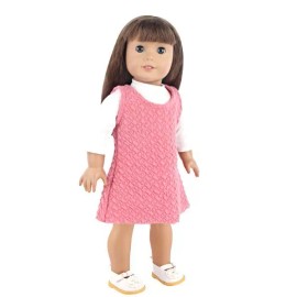 JustAskJoyce Collection Activewear, Trending Now! Rose-Pink Jumper for American Girl Dolls