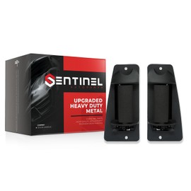 S Sentinel Parts Outside Exterior Door Handle Rear Extended Cab Compatible with 1999-2007 Silverado GMC Sierra 1500 2500 3500 Pickup (Rear Left & Right Side, Metal)