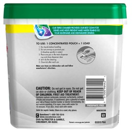 Cascade Cascade Platinum ActionPacs Dishwasher Detergent, Fresh Scent (88 ct.)