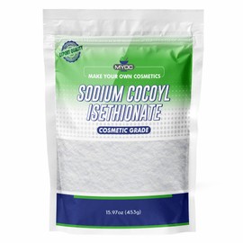 MYOC Sodium Cocoyl Isethionate (SCI) – 15.98 Oz / 453g | Cosmetic-Grade Surfactant for DIY Skincare, Haircare & Soap Making
