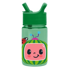 Simple Modern CoComelon Kids Water Bottle Plastic BPA-Free Tritan Cup with Leak Proof Straw Lid | Reusable and Durable for Toddlers, Boys | Summit Collection | 12oz, CoComelon Watermelon