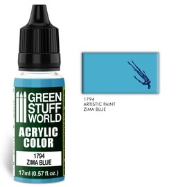 Green Stuff World – Acrylic Color Paint Zima Blue 1794 for Models and Miniatures for Models and Miniatures