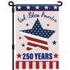 250th Anniversary American Garden Flag - Double-Sided Design